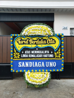 Papan Bunga Duka di Trihanggo