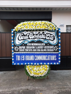 Papan Bunga Duka di Trihanggo